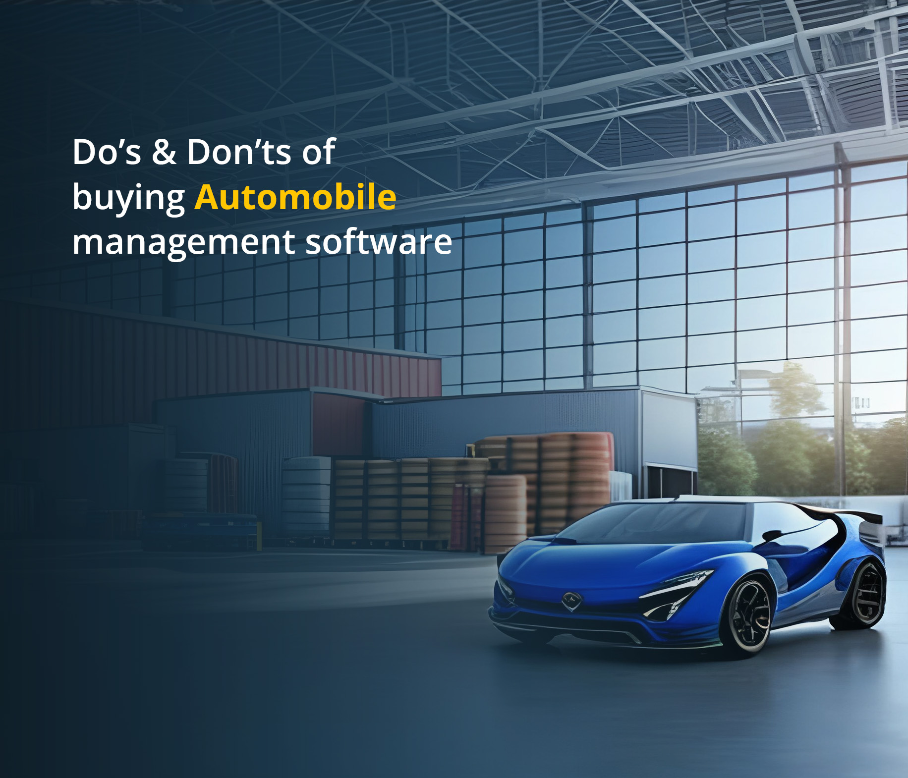 Automobile management software