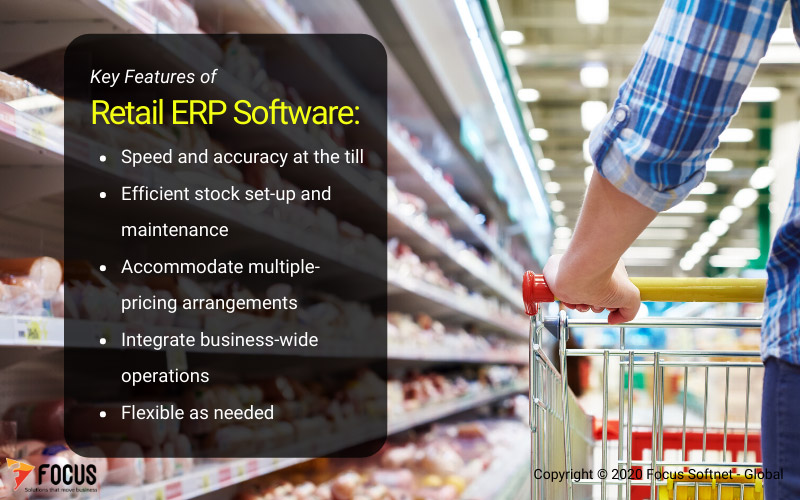 key features of retail erp Feature of Retail ERP Software